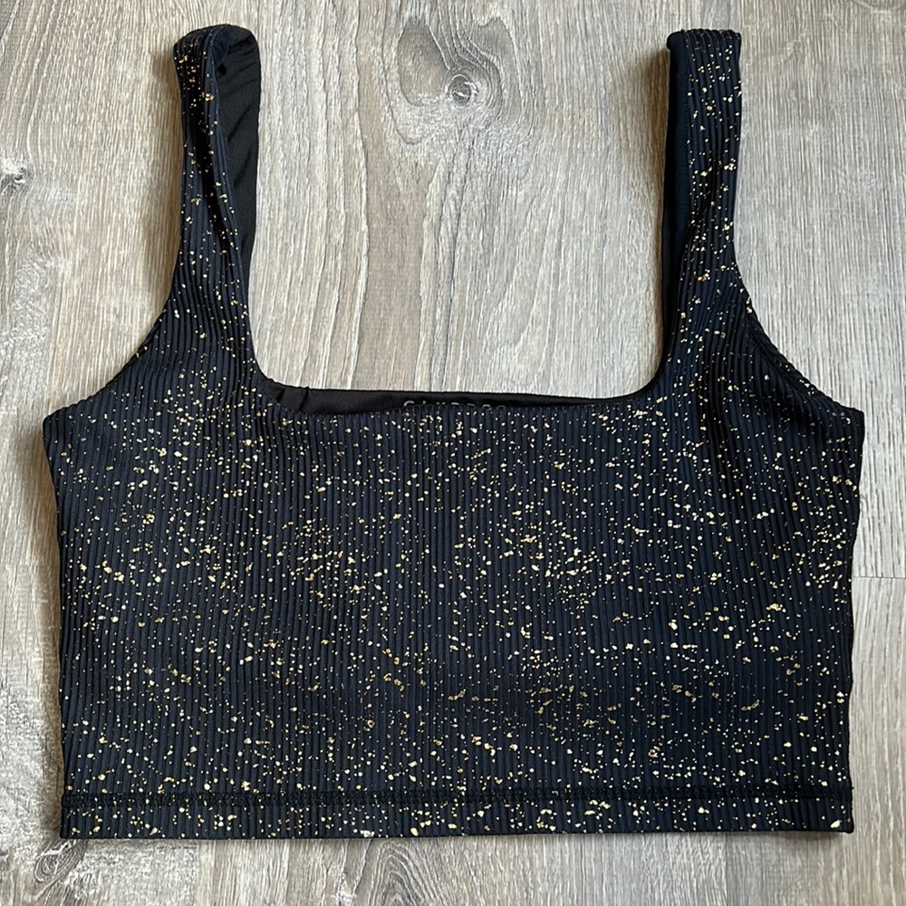 EUC sparkly Glyder tank (L)